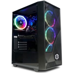 CyberPowerPC PC Gamer - AMD Ryzen 5 4500 - NVIDIA RTX 3050 - 500 Go SSD - 16 Go RAM - Windows 11 – Image 1