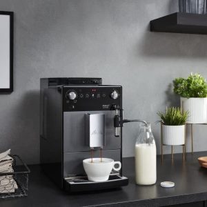 Machine à café - MELITTA - Avanza F270-100 - Réservoir d'eau 1,5 L - Réservoir à grains 250 g - 1450 W - Gris titanium – Image 8
