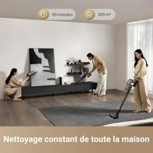 NEW DREAME Z30 - Aspirateur Balai sans Fil - Puissance 310 AW - Autonomie 90 Min - Technologie de Détection de Poussière – Image 3