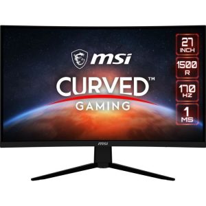 Écran PC Gamer - MSI - G273CQ - 27" - Dalle VA - QHD - 1 ms - 170 Hz - HDR - Freesync Premium - DP + HDMI - Compatible VESA – Image 2