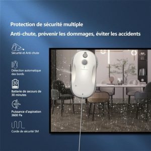 TOSIMA W3 Robot Nettoyeur Vitre - Gicler l'eau Automatique - Télécommandé – Image 3
