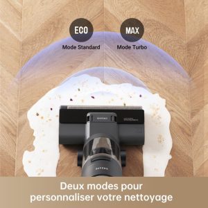 Aspirateur Eau et Poussière sans Fil Dreame H11 Core Aspirateur Intelligent Humide et Sec Noir – Image 4