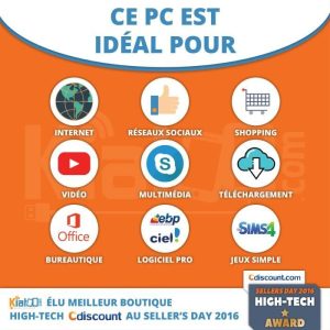 ordinateur de bureau HP elite 8200 dual core 8go ram 128go ssd disque dur,écran 17 pouces,pc de bureau reconditionné ,windows 10 – Image 4