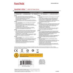 Clé USB 3.0 SanDisk Ultra 64 Go - Vitesse de lecture jusqu'à 100 Mo/s – Image 2