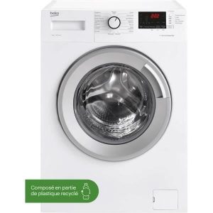 Lave-linge hublot BEKO b100 WTV9712BS1W - 9 kg - Induction - L60cm - 1400 trs/min - Blanc – Image 6