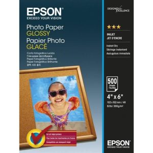 Papier photo glacé - EPSON - 10x15 - 500 feuilles – Image 1