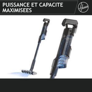 Aspirateur Balai sans Fil - HOOVER HF201P - Ultra-léger, Puissant 50AW, Turbobrosse Spécial Animaux, Technologie Ultra Compact x3 – Image 3