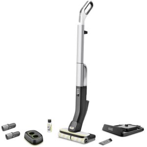 KARCHER FC 4-4 - Nettoyeur de sols - Récupère les saletés sèches et humides en un seul passage - Batteries amovibles / Chargeur Duo – Image 1