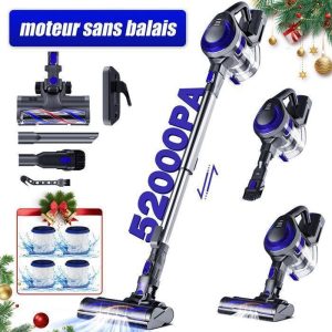 Aspirateur Balai sans Fil,Aspirateur sans Fil 52000pa/560w,Moteur sans balais,Filtration en 5 Étapes,1.6 L de Grande Capacité – Image 1