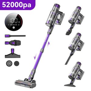 Vistefly V15MAX aspirateur balai sans fil puissant multifonctions - Sans Sac - 52000 Pa/500W - Autonomie 60 min - Ecran Tactile – Image 1