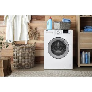 Lave-linge hublot BEKO b100 WTV9712BS1W - 9 kg - Induction - L60cm - 1400 trs/min - Blanc – Image 2