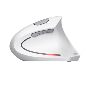 Trust Verto Souris sans Fil Verticale Ergonomique, Prévention Syndrome de la Souris et Epicondylite, PC / Portable / Mac - Blanc – Image 2