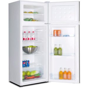 CALIFORNIA réfrigérateur 2 portes congélateur en haut 206 litres (166+40) argent – Image 2