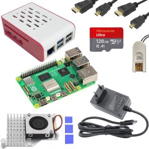 Kit de démarrage Raspberry Pi 5 - 128 Go Edition - Raspberry Pi 5 (8 Go de RAM) / Raspberry Pi OS préinstallé – Image 1