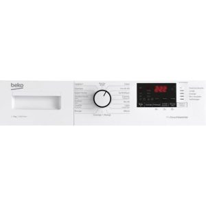 Lave-linge hublot BEKO b100 WTV9712BS1W - 9 kg - Induction - L60cm - 1400 trs/min - Blanc – Image 8