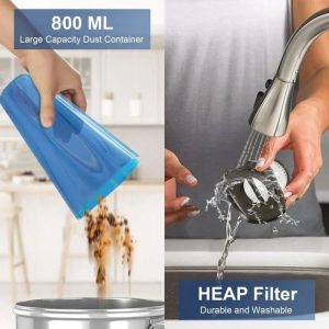 Aspirateur Balai sans Sac avec Fil - IFANZE - 3 en 1 - 18Kpa - 0.8 L - Filtration HEPA – Image 4