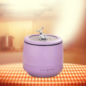 Vvikizy cuiseur à grains Mini cuiseur à riz électrique intelligent antiadhésif, 1,8 l, 220V, pour electromenager cuiseur Violet – Image 4