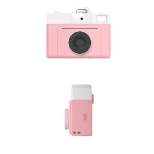 Polaroid Print Mini Appareil photo numérique pour enfants Photos rétro HD sans encre thermique - Rose – Image 2