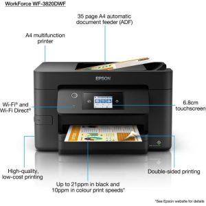 Imprimante multifonctions EPSON WorkForce Pro WF-3820DWF - Couleur - Jet d'encre – Image 2