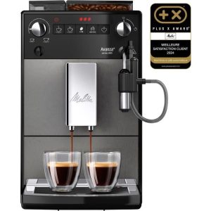 Machine à café - MELITTA - Avanza F270-100 - Réservoir d'eau 1,5 L - Réservoir à grains 250 g - 1450 W - Gris titanium – Image 1