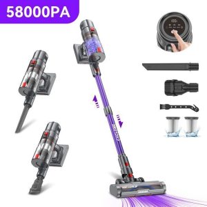 Bogone J10 - Aspirateur vertical sans fil puissant et polyvalent, écran tactile, 580W-58Kpa, autonomie de 70 minutes – Image 1