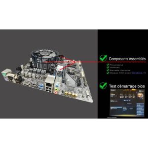 Kit évolution PC - Carte mère Gigabyte + Intel Core I5 + 16 GB RAM + SSD 480 Go – Image 3