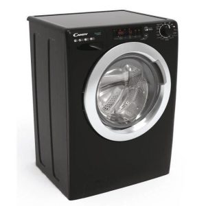 Lave-linge hublot CANDY CSS1410TWMCBE/FR - 10 kg - Induction - Vapeur - 1400 trs/min - Classe A - programmes rapides - Noir – Image 2
