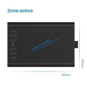 Tablette Graphique HUION Inspiroy H1060P-OTG avec Stylet - 12 Touches Tactiles – Image 4