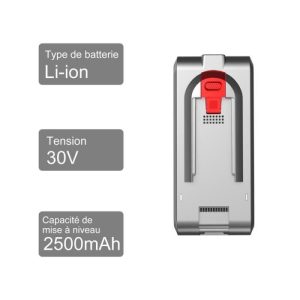 Aonus A9PRO Batterie de remplacement pour aspirateur sans fil, batterie au lithium rechargeable de 2500mAh*7 – Image 2