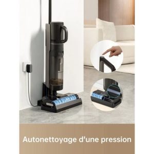 Dreame M12 Wet and Dry - Nettoyeur de Sols 2 en 1 sans fil - Aspire et Lave - Puissance 200 watts - Facile à pousser et à manœuvrer – Image 7