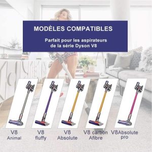 Batterie Convient aux aspirateurs Dyson V8 SV11 21.6V 5000mah- (avec 2 filtres lavables) – Image 3