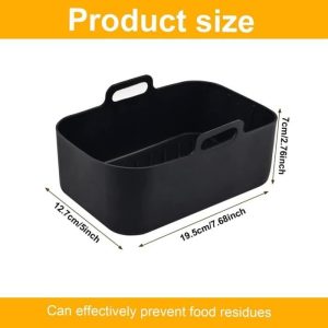 7 Pièces Accessoires pour Air Fryer NINJA, 2 Moule Silicone Accessoires pour Friteuse sans huile 8 pouces 4.2-6.5L – Image 2