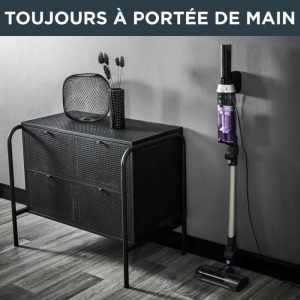 ROWENTA X-Nano Aspirateur Balai sans fil, Autonomie 40 min, Léger, Convertible en aspirateur à main, Charge base murale, YY5074FE – Image 5