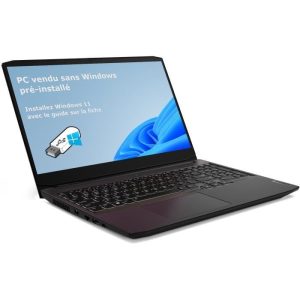 PC Portable Gamer LENOVO IdeaPad Gaming 3 | 15'' FHD - RTX 2050 - Ryzen 5-5500H - RAM 16 Go - SSD 512 Go - Sans Windows - AZERTY – Image 2