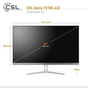PC tout-en-un CSL Unity F27W-JLS - 256 Go - 8 Go RAM - Win 11 Famille – Image 3