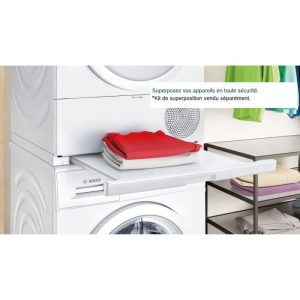 Sèche-linge pompe à chaleur BOSCH WQB245A0FR SER8 - 9 kg - Classe A+++ - L60cm - Blanc – Image 8