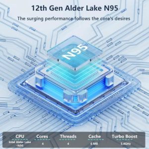 PC Portable - KUU - 15,6" FHD - RAM 16Go - Stockage 512Go SSD - Intel 12th Alder Lake N 95 - Windows 11 Pro – Image 3