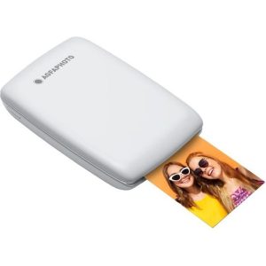 Imprimante photo Agfaphoto Mini Imprimante photo Zink au format 2 x 3'''' blanche – Image 1
