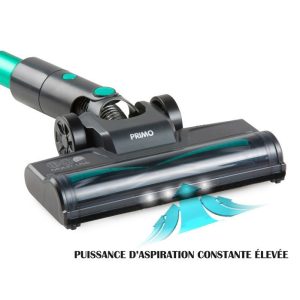 PRIMO PR509SV 3-in-1 Aspirateur balai Sans fil - Aspirateur sans sac - Dépoussiéreur - Gris/Vert – Image 3