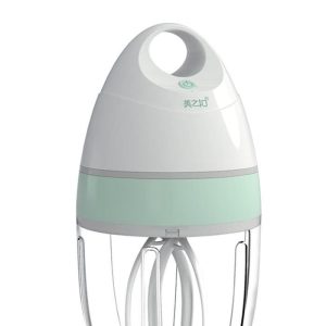 Électrique Alimentaire Mélangeurs Sans Fil Pain À La Farine Batteur À Oeufs Mélangeurs Pâte de Mélange 900ml – Image 4