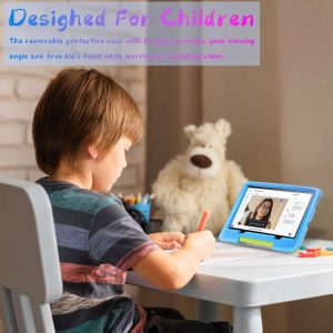 Tablette Enfants 10 Pouces Android, 4 Go RAM + 64 Go ROM, Écran IPS HD, WiFi, 6000 mAh, Contrôle Parental, Kid-Proof Étui, Bleu – Image 6
