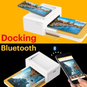 Kodak - Pack Imprimante PD460 + Cartouche et papier pour 80 photos - Photo Bluetooth & Docking - Format Carte Postale 10x15 cm – Image 3