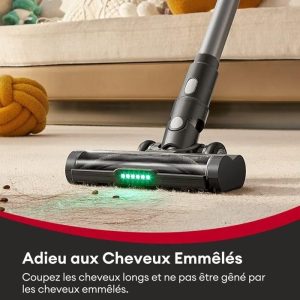 Ultenic U12 Vesla - Aspirateur Balai sans Fil 4 en 1 - Laser révèle la poussière microscopique - 45KPa - 45 Min - Anti-Emmêlement – Image 6