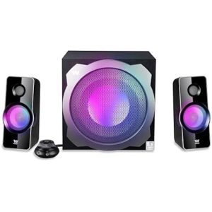Enceintes 2.1 Woxter Big Bass 260 RGB - 150 W - Connexion 3,5 mm - Contrôle du volume ergonomique – Image 1
