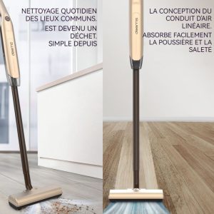 INN Aspirateur 3 modes de nettoyage super pouvoir de aspirateur balai sans fil avec USB interface 2000mAh pour sol tapis poils – Image 4