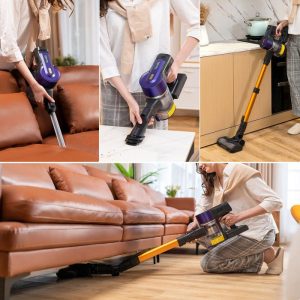 Aspirateur Balai sans Fil, VacniQ, S119, Aspirateur Puissant, 350W/30Kpa, 45 Mins en Mode Bas, 1L Réservoir de Poussière. 3 – Image 6